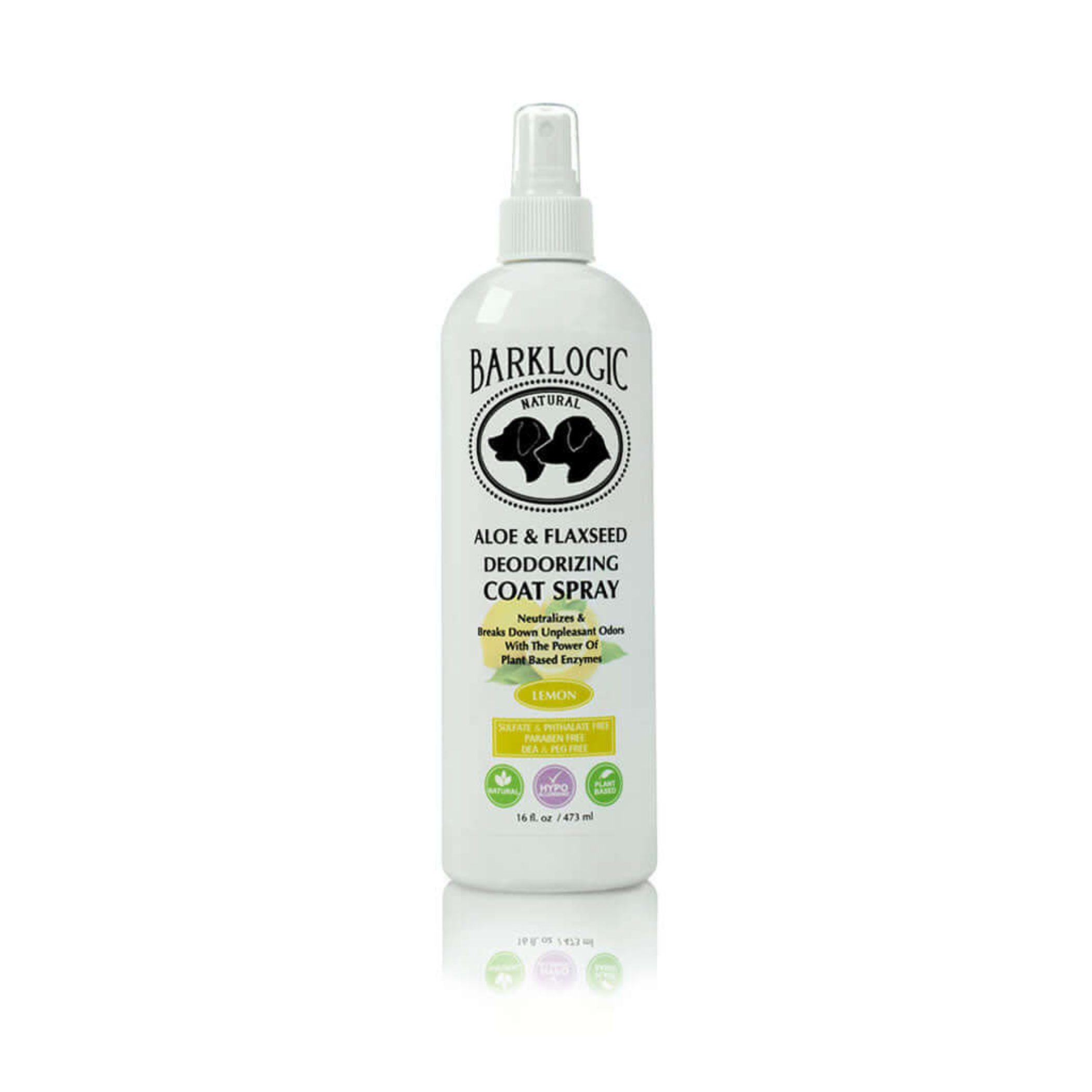 Logic Products BarkLogic Aloe & Flaxseed Deodorizing Coat Spray Grooming Supplies