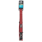 Pet Edge GG Reflect Dbl-Handle Leash Red 6ft Leads