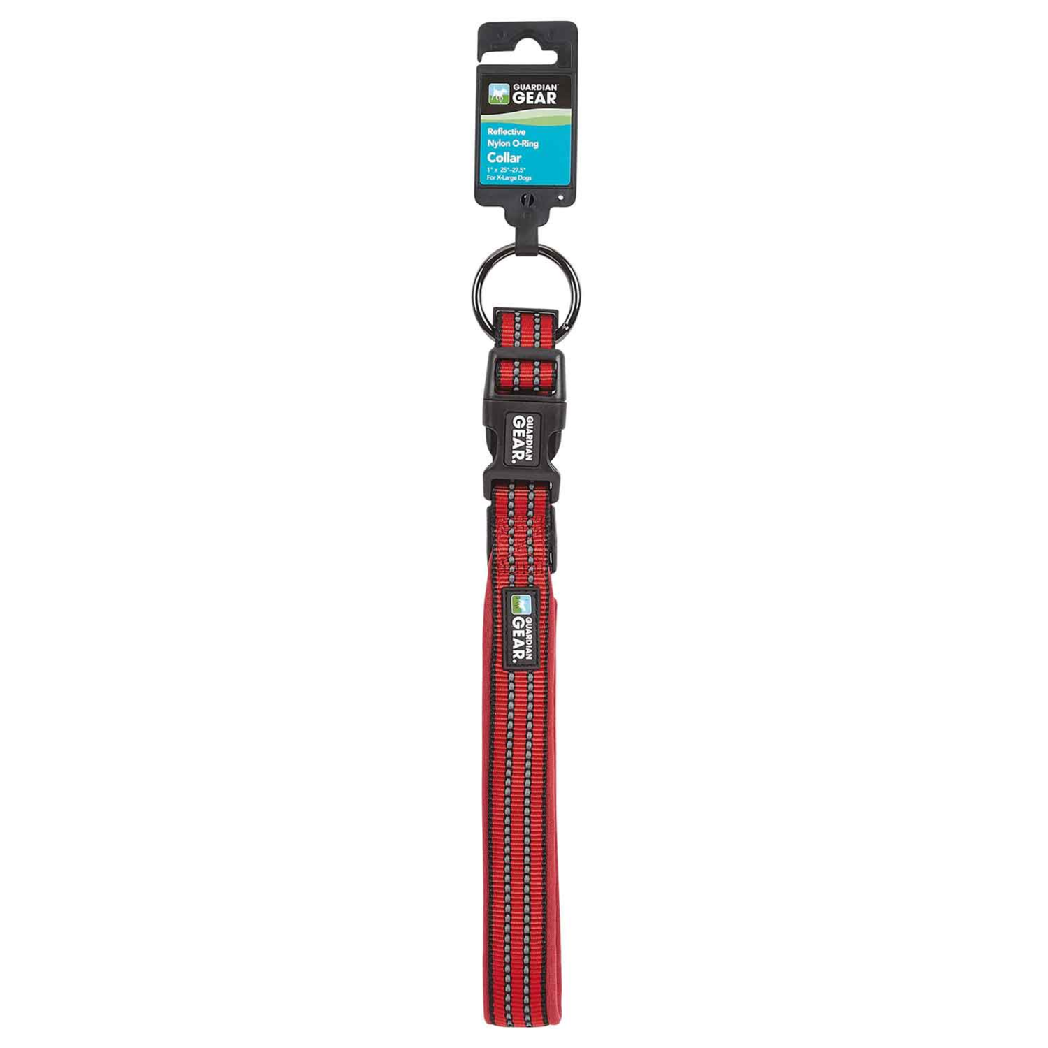 Pet Edge Collars Pet Edge GG Reflect Nylon O-Ring Collar XL Red Collars