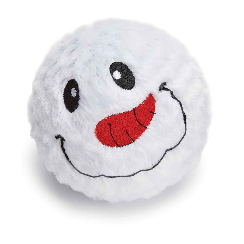 Pet Edge Holiday Pet Edge GR Snowman Spikey Squeaker Ball Holiday