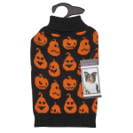 Pet Edge ZZ Jack O Pumpkin Sweater S Halloween