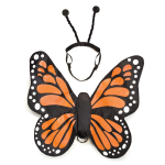 Pet Edge ZZ Butterfly NoGlow Harness Costume L Halloween