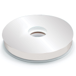 Pet Edge TP Poly Satin Ribbon White 100 Yds Ribbon