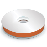 Pet Edge TP Poly Satin Ribbon Orange 100 Yds Ribbon