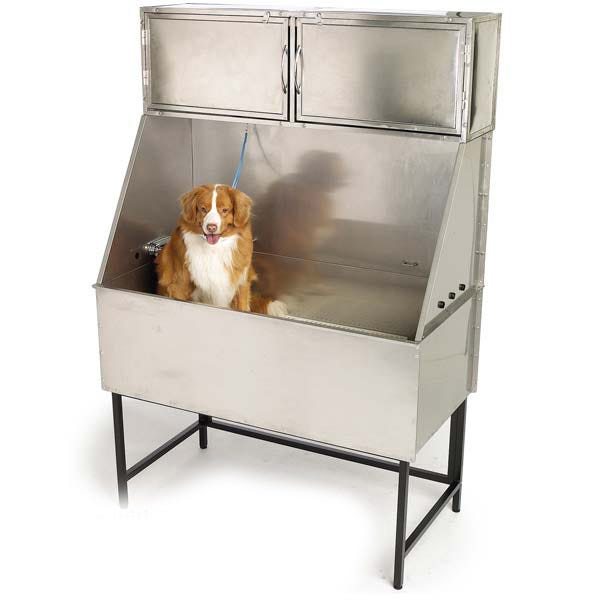 Pet Edge Tubs Pet Edge ME Deluxe SS Overhead Tub Cabinet Tubs