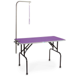 Pet Edge ME Groom Table w/48In Arm 48x24In Pur Tables