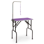 Pet Edge ME Groom Table w/36In Arm 30x18In Pur Tables
