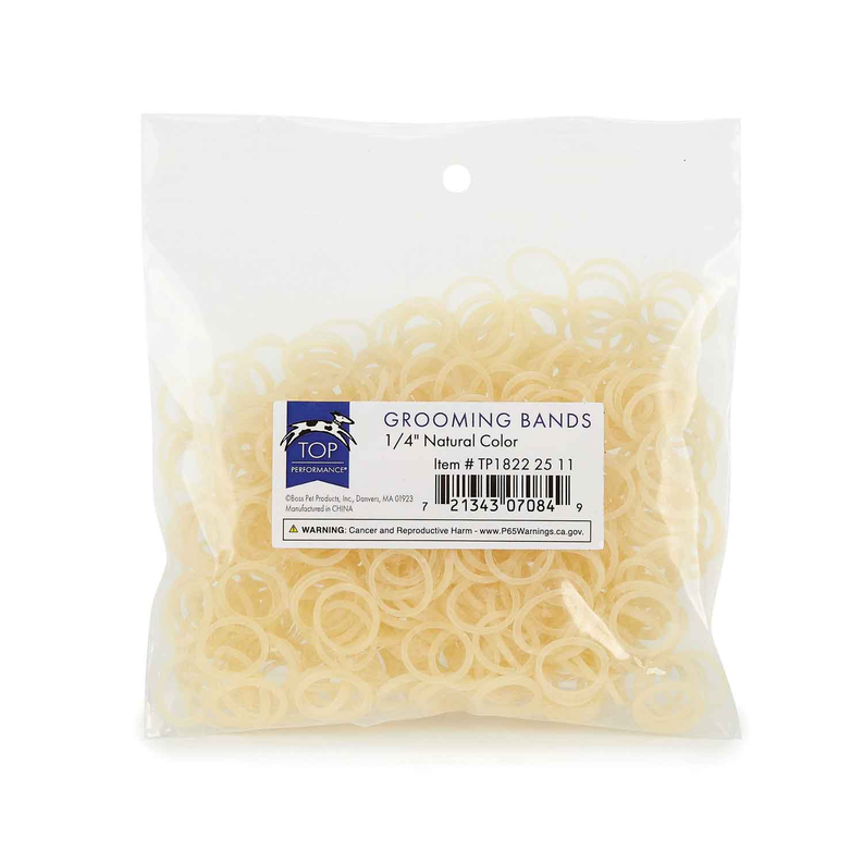 Pet Edge Ribbon Pet Edge TP Grooming Bands 1/4in Natural Color Ribbon