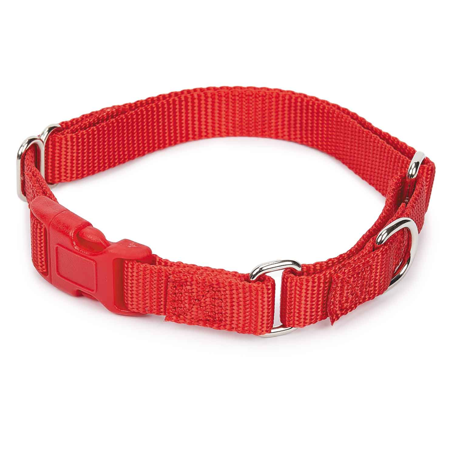 Pet Edge Collars Pet Edge GG Martngle Cllr Quik Rlse 14-20In Red Collars