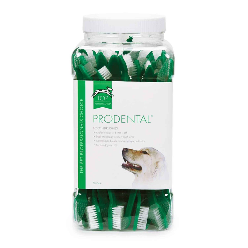 Pet Edge TP ProDental Dual End Brush 50Pk Dental