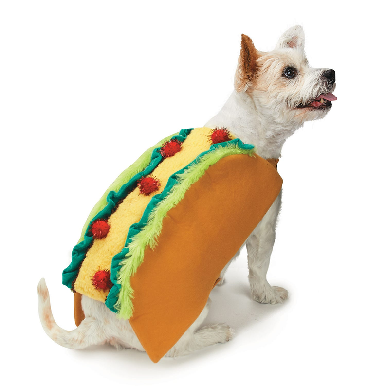 Pet Edge CC Tasty Taco  Costume S Halloween