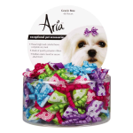 Pet Edge AR Gracie Bow Canister 48Pc Bows