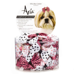 Pet Edge AR Olivia Bow Canister 56Pc Bows