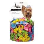 Pet Edge AR Dixie Bows Canister 50Pc Bows