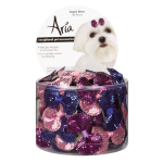 Pet Edge AR Sequin Bows Canister 100Pc Bows