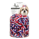 Pet Edge AR Stars & Stripes Bow Canister 100Pk Bows