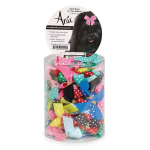 Pet Edge AR Grosgrain Bow Dot 5/8 In Asst Bows