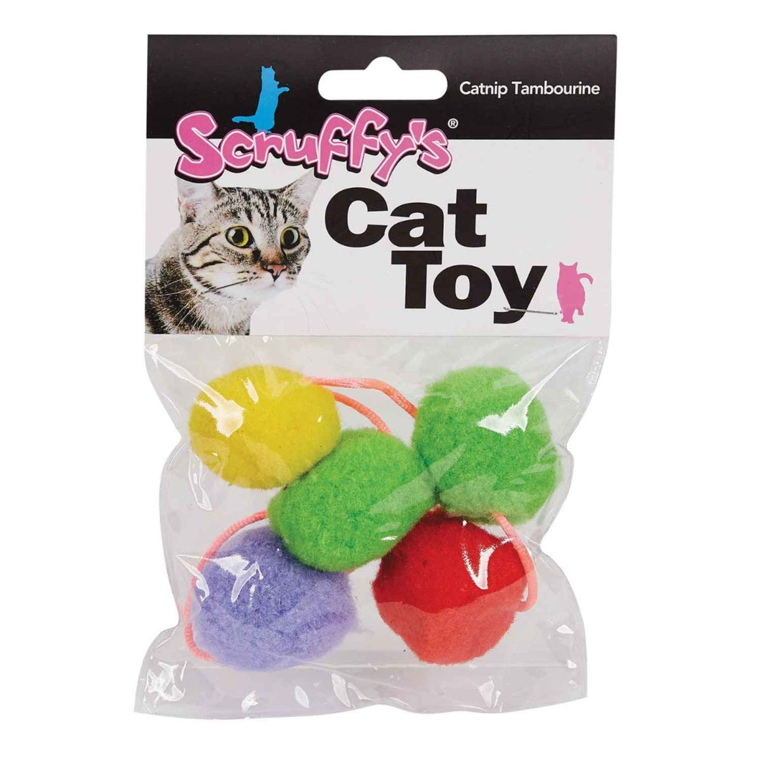 Pet Edge Toys Pet Edge Scruffy's Catnip Tambourine Toys