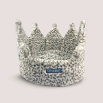 Nandog Pet Gear Florida LLC NANDOG Crown Bed Leopard Small Print Pet Beds