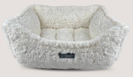 Nandog Pet Gear Florida LLC NANDOG Cloud Shaggy Reversible Pet Bed -IVORY Pet Beds