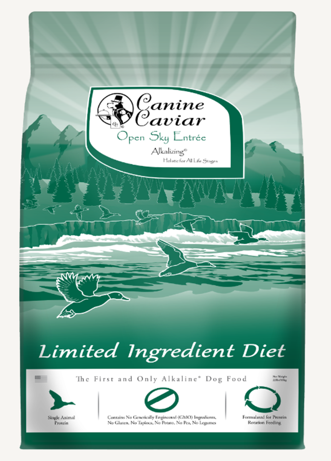 Canine Caviar Open Sky Limited Ingredient Alkaline Entree All Life Stages Dog Food