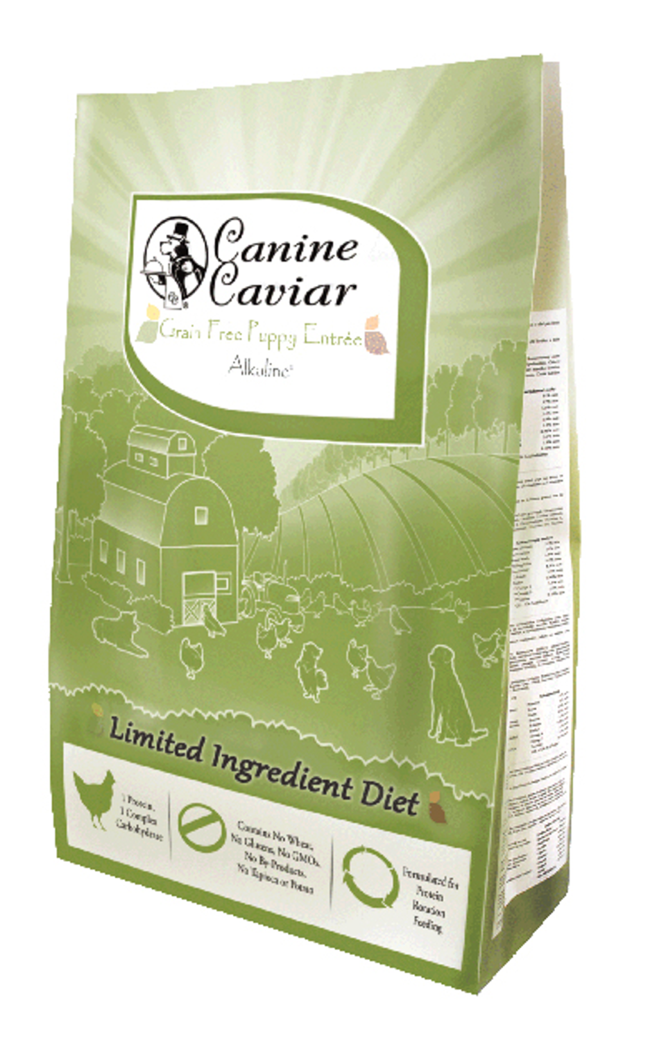 Canine Caviar Grain Free Puppy Limited Ingredient Alkaline Entree Dog Food