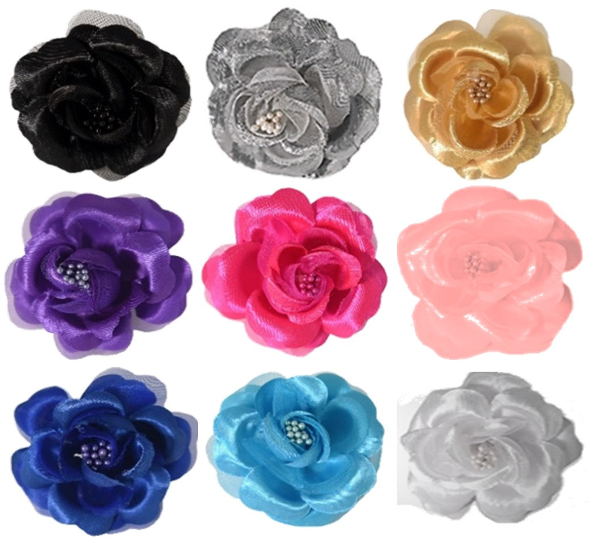 Pets Ribbons FL2001 | Pearl Rose Dog Pet Bow|Pets Ribbons Pet Accessories