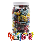 Pets Ribbons GD121 | 50-100 Chevron Groomers Dinky dog/cat Bows in Jar|Pets Ribbons Pet Accessories