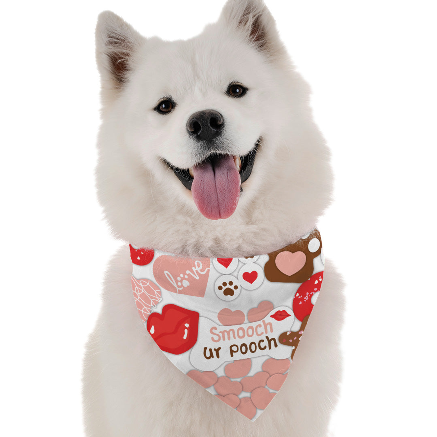 Bandoggies Give This Pooch a Smooch Dog Bandanas