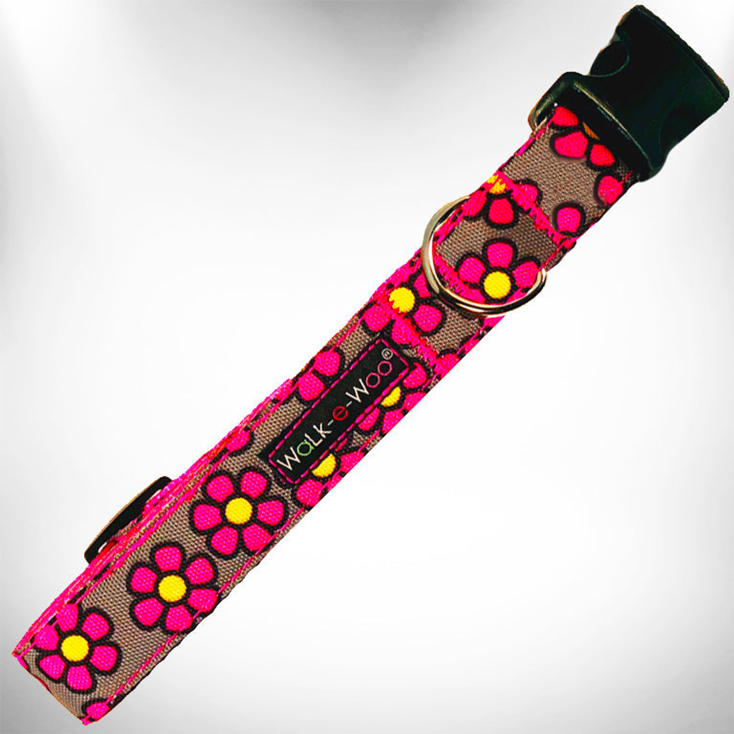 WalkeWoo Ltd Flower Dog Collars Dog Collars