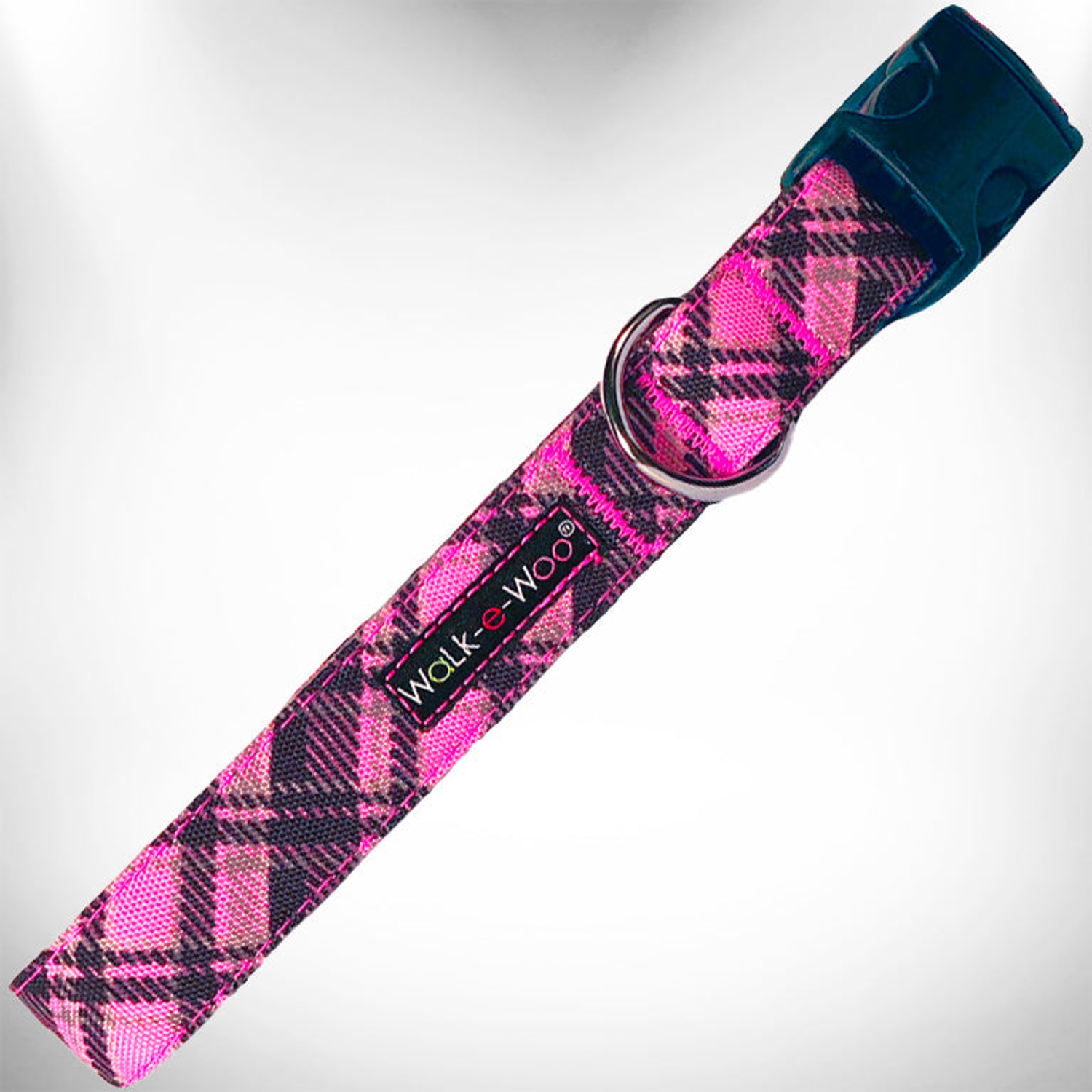WalkeWoo Ltd Plaid Dog Collars Dog Collars