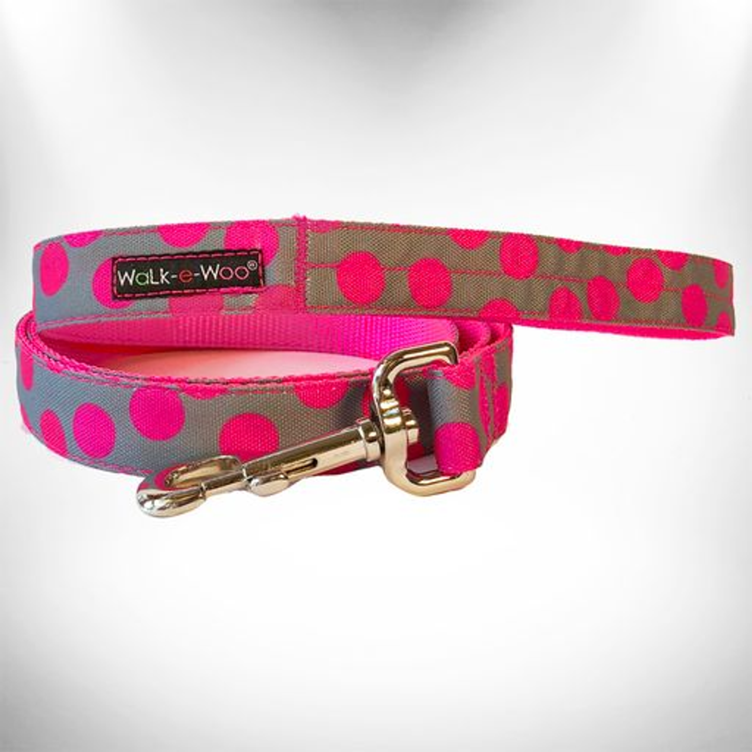 WalkeWoo Ltd Polka Dot Dog - Neon Leads Dog Leads