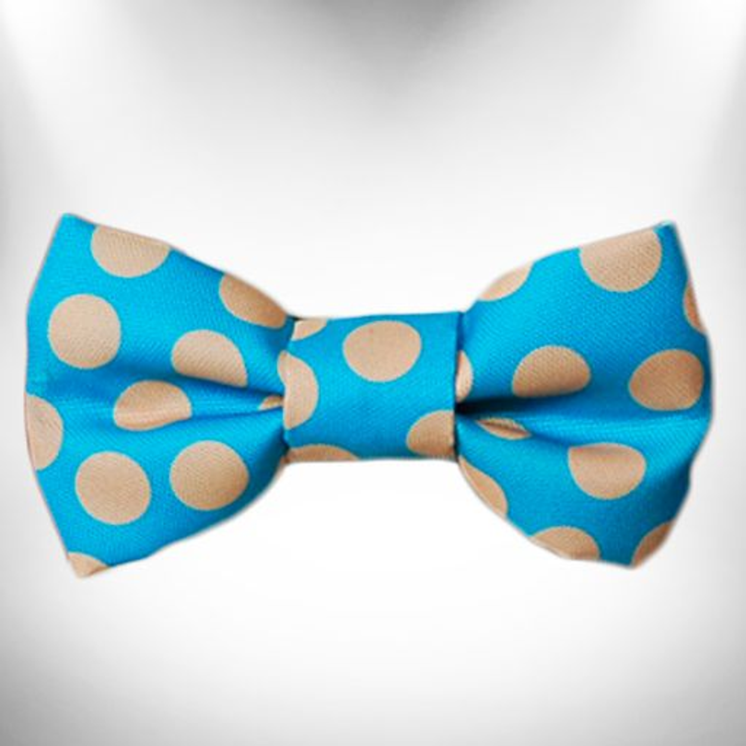 WalkeWoo Ltd Polka Dot Dog - Tan Dots Bow Tie Pet Accessories