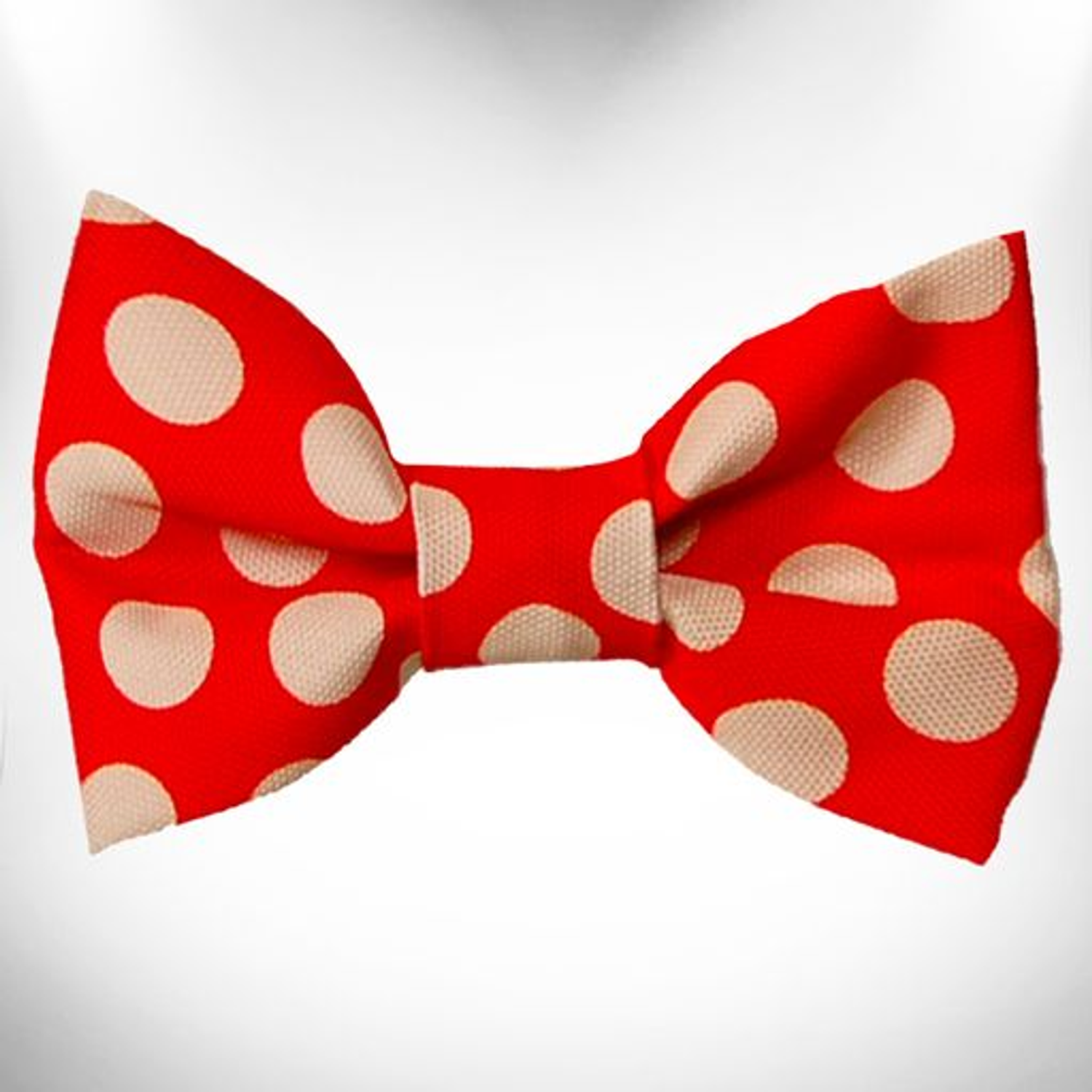 WalkeWoo Ltd Polka Dot Dog - Tan Dots Bow Tie Pet Accessories