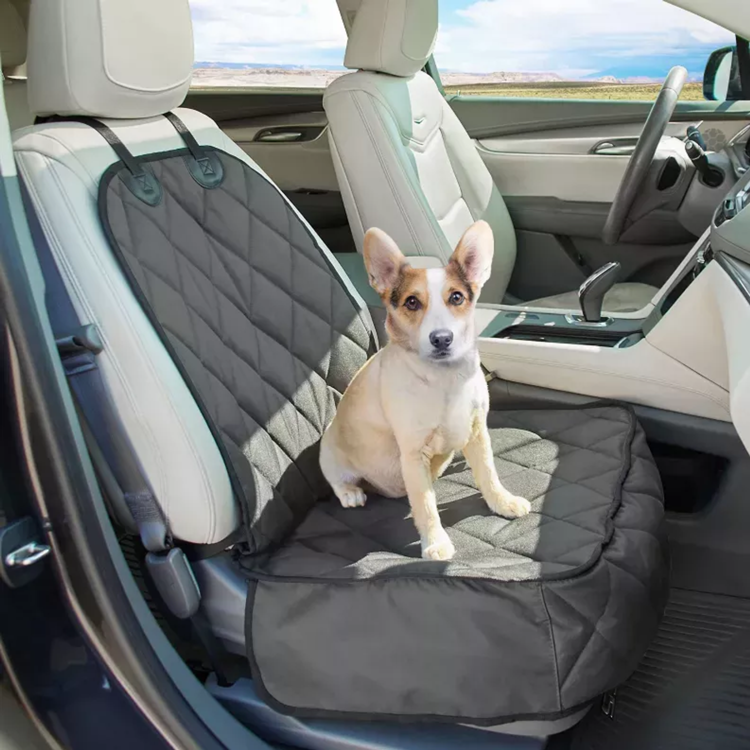 JESPET Inc GOOPAWS Dog Front Car Seat Cover