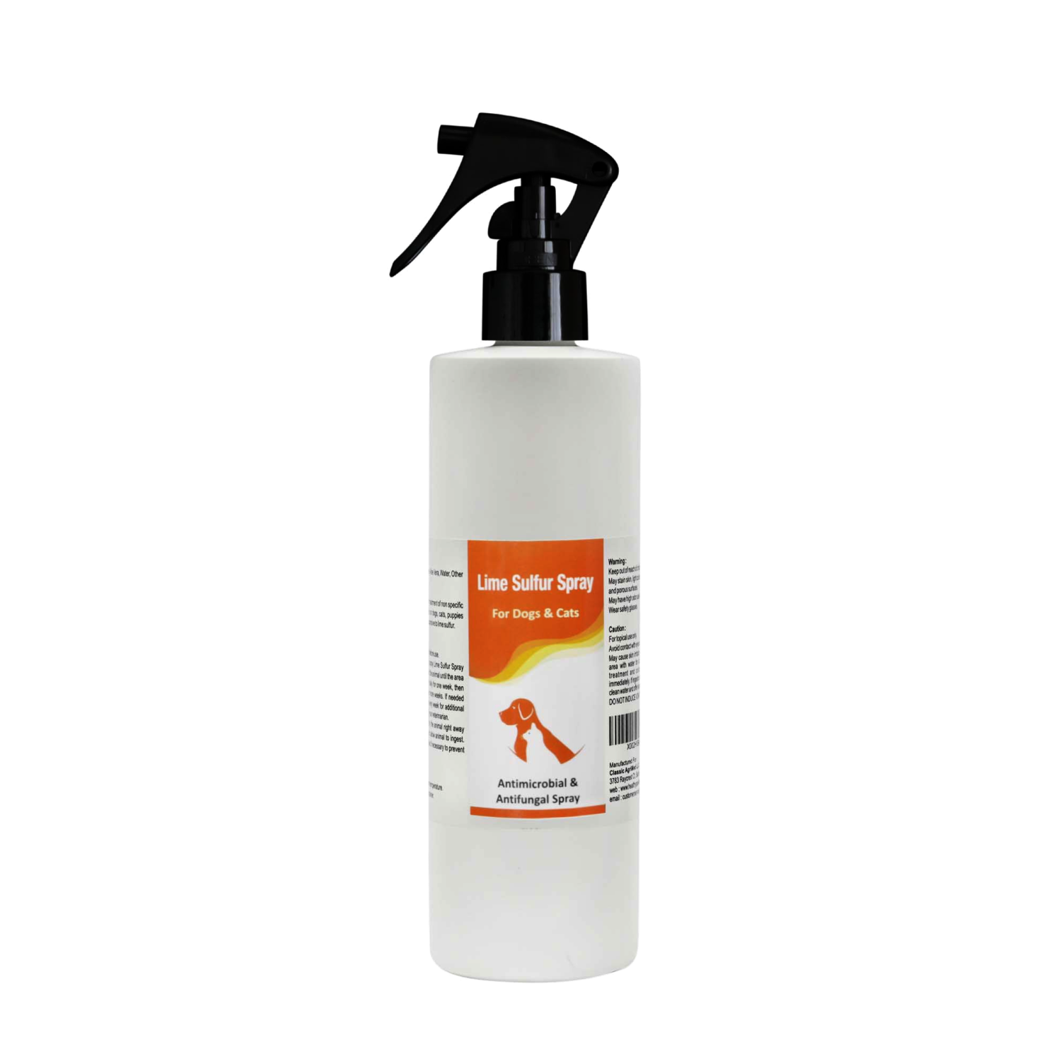Healthy Paw Life Classic's Lime Sulfur Spray Pet Care for Dry and Itchy Skin Pet Health