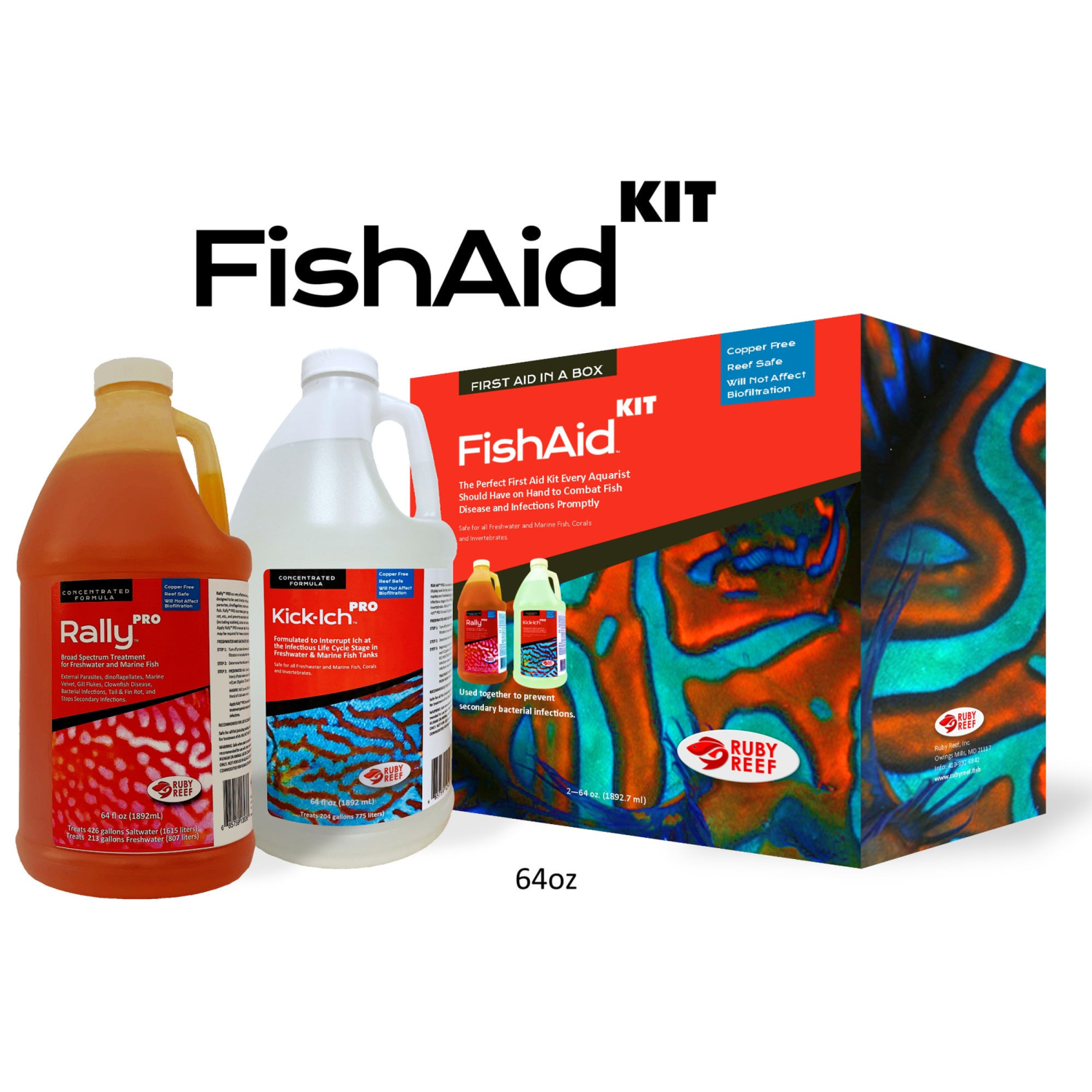 Ruby Reef FishAid KIT Aquarium Treatments