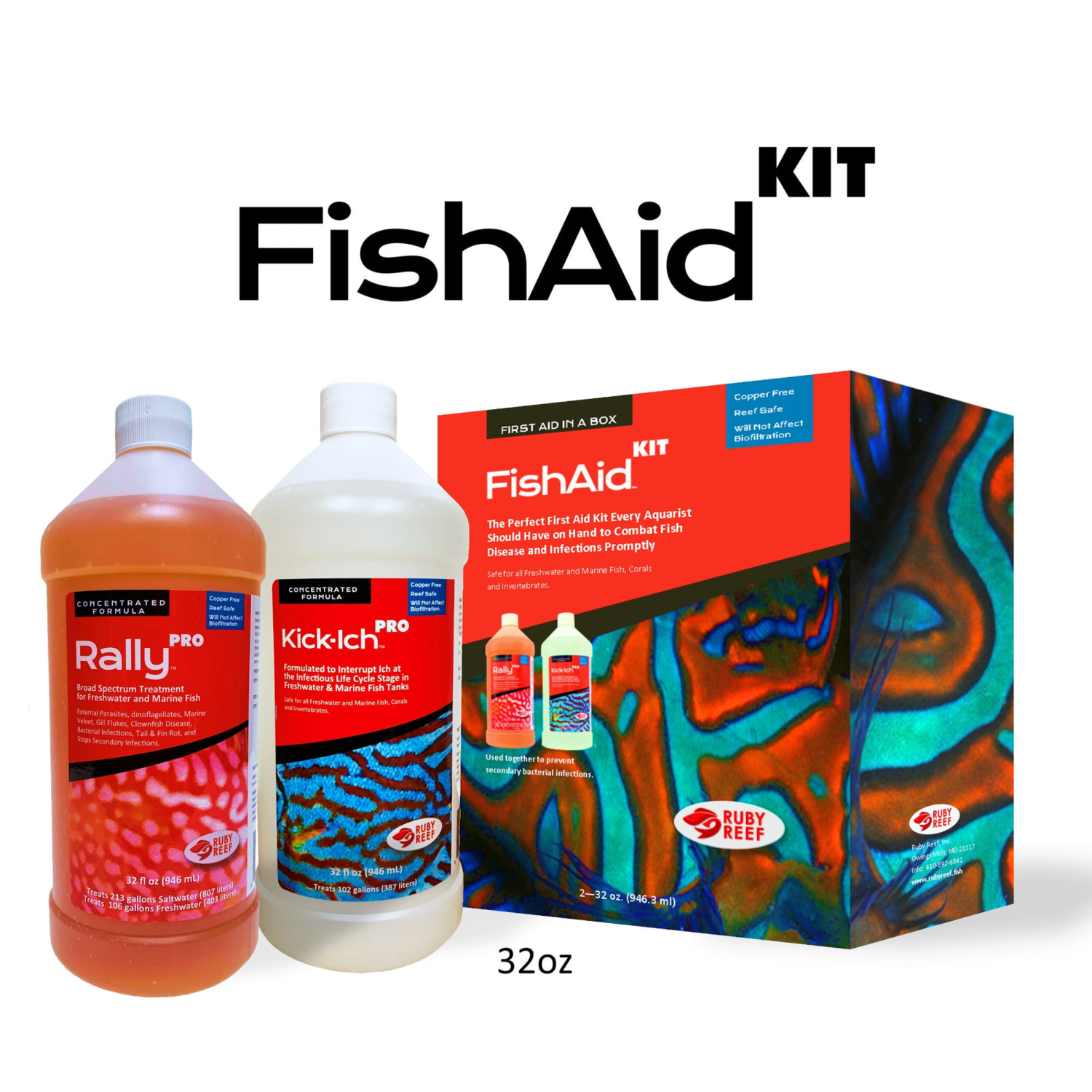 Ruby Reef FishAid KIT Aquarium Treatments