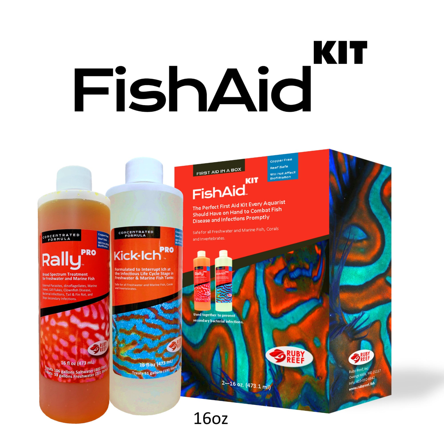 Ruby Reef FishAid KIT Aquarium Treatments