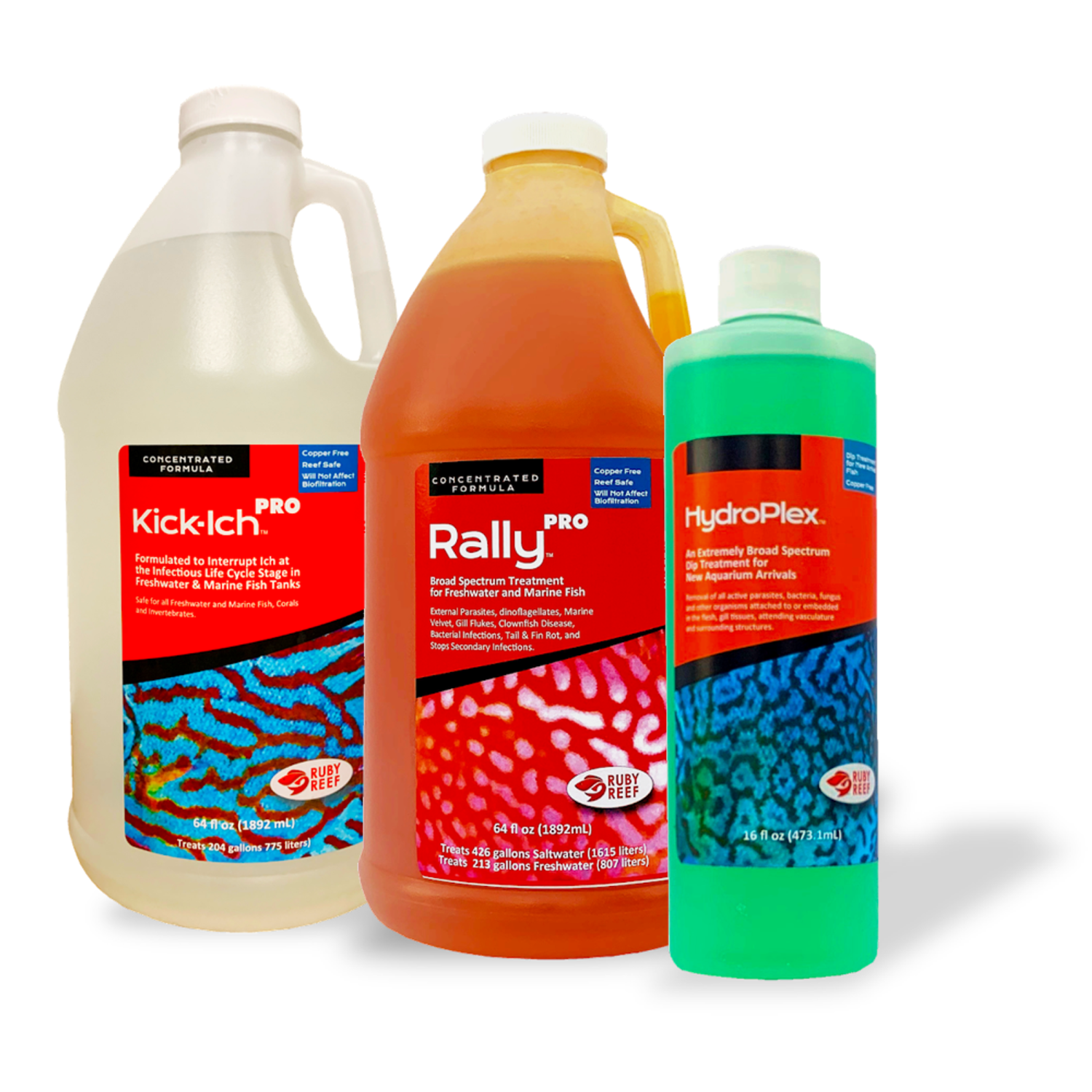 Ruby Reef PRO 64+Hydro Aquarium Treatments
