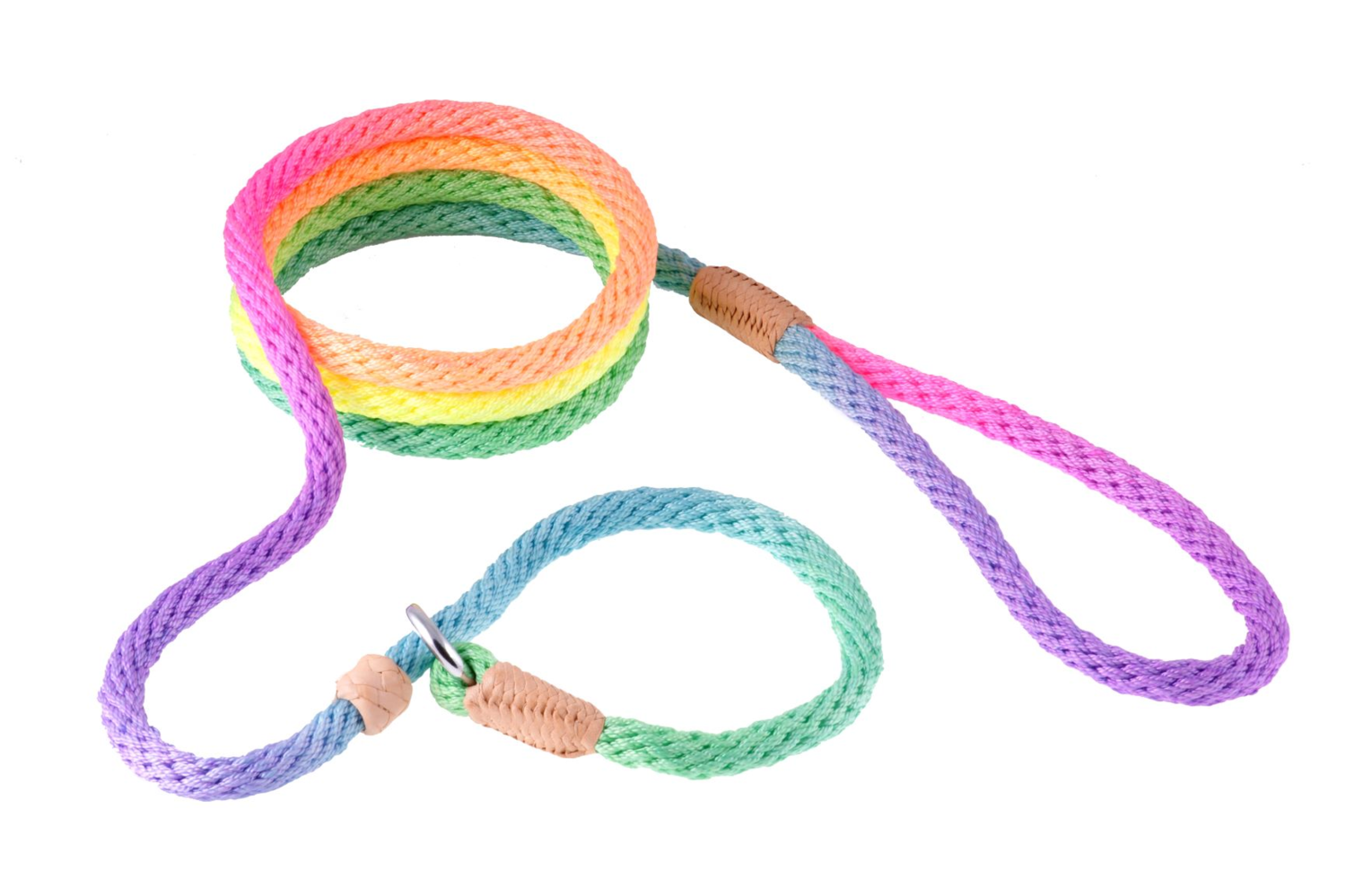 Alvalley LLC Nylon Slip Leash With 2 Stoppers (6ft  x 5/16in or 8mm) Dog Leashes