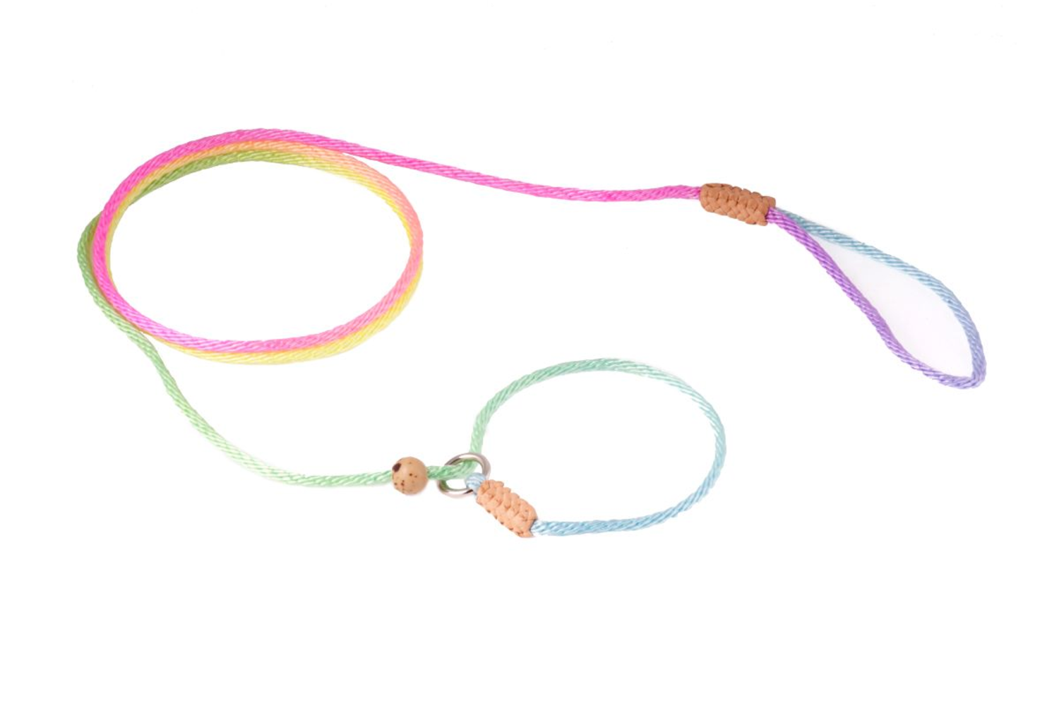 Alvalley LLC Nylon Slip Lead With Stopper (4 ft  x 1/16 or 2 mm) Dog Leashes