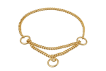 Alvalley LLC Martingale Show Chain Collar (18in x 1.4 mm) Dog Collars