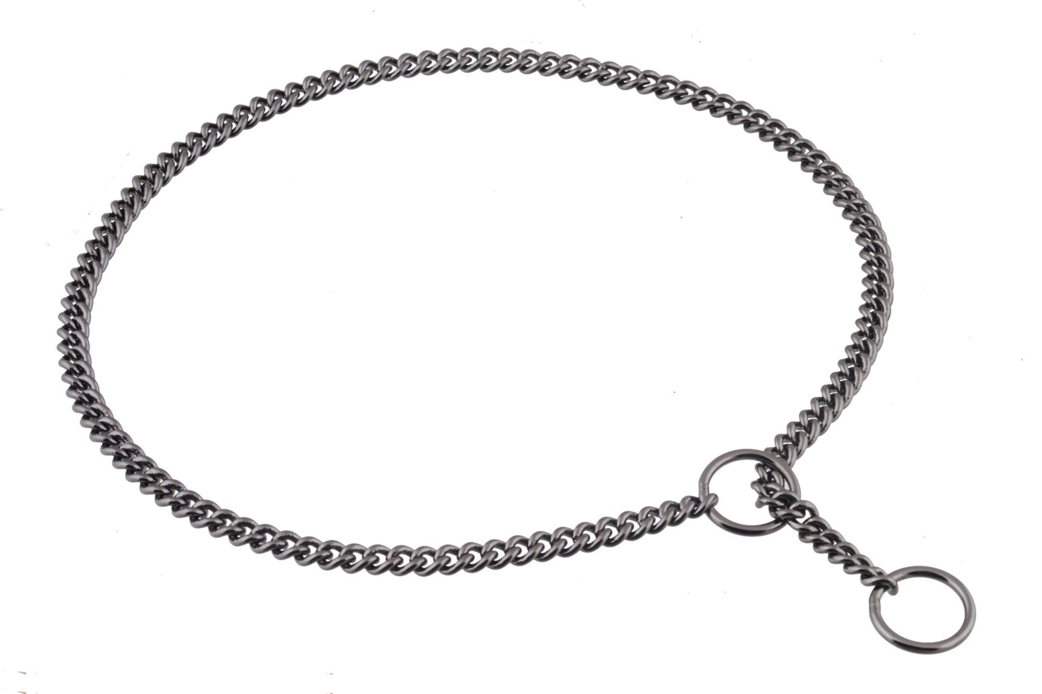 Alvalley LLC Slip Curve Show Chain Collar (20 in x 1.6 mm) Dog Collars