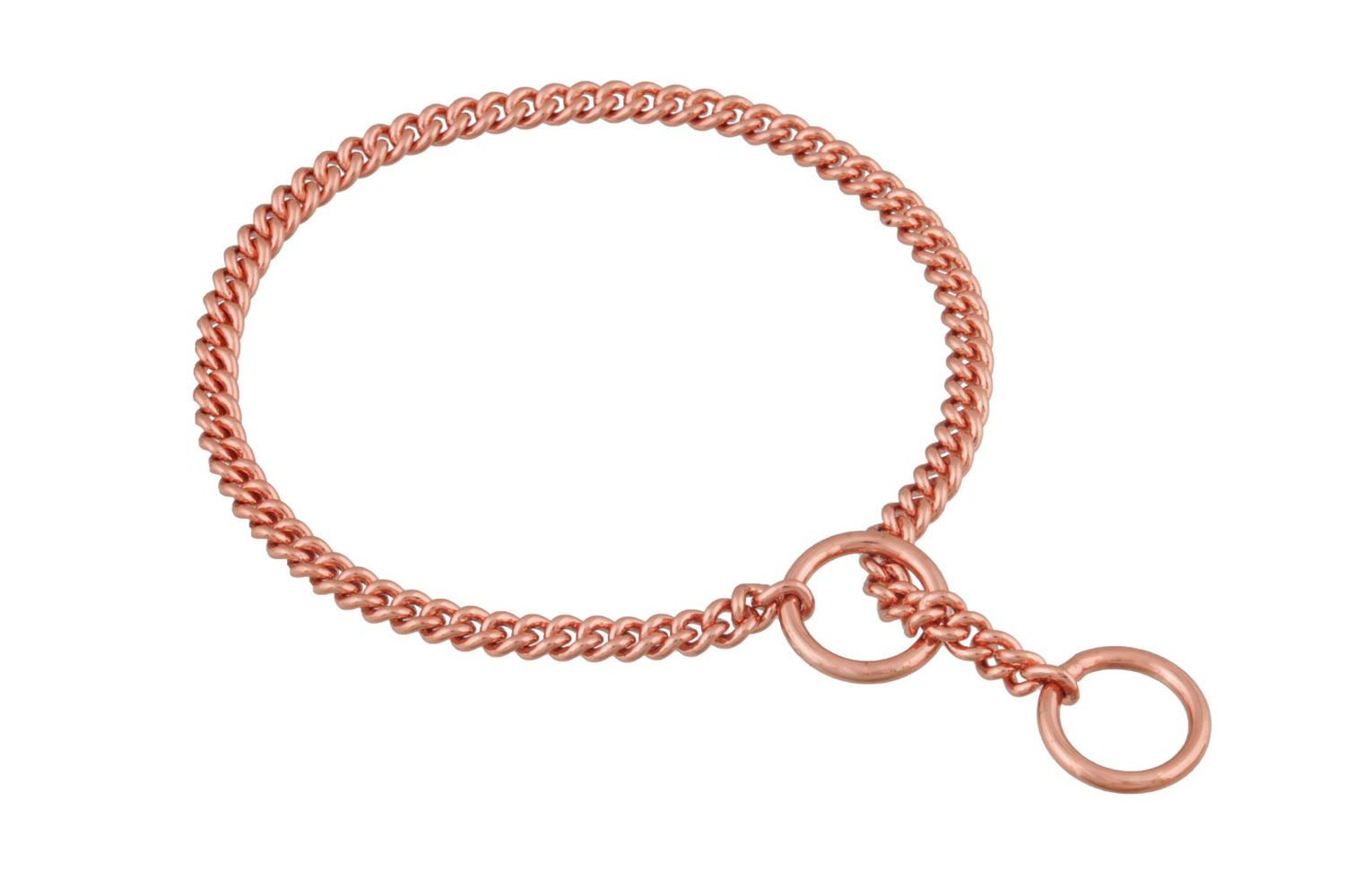 Alvalley LLC Slip Curve Show Chain Collar (12 in x 1.2 mm) Dog Collars