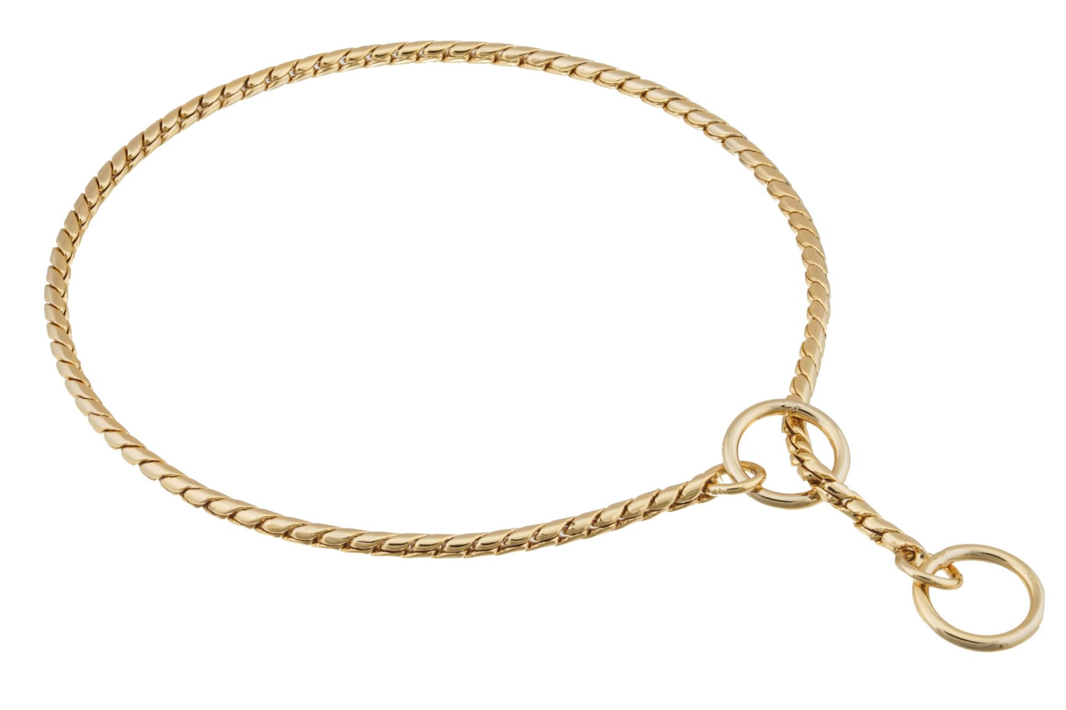 Alvalley LLC Slip Snake Show Chain Collar (18 in x 5.5mm) Dog Collars