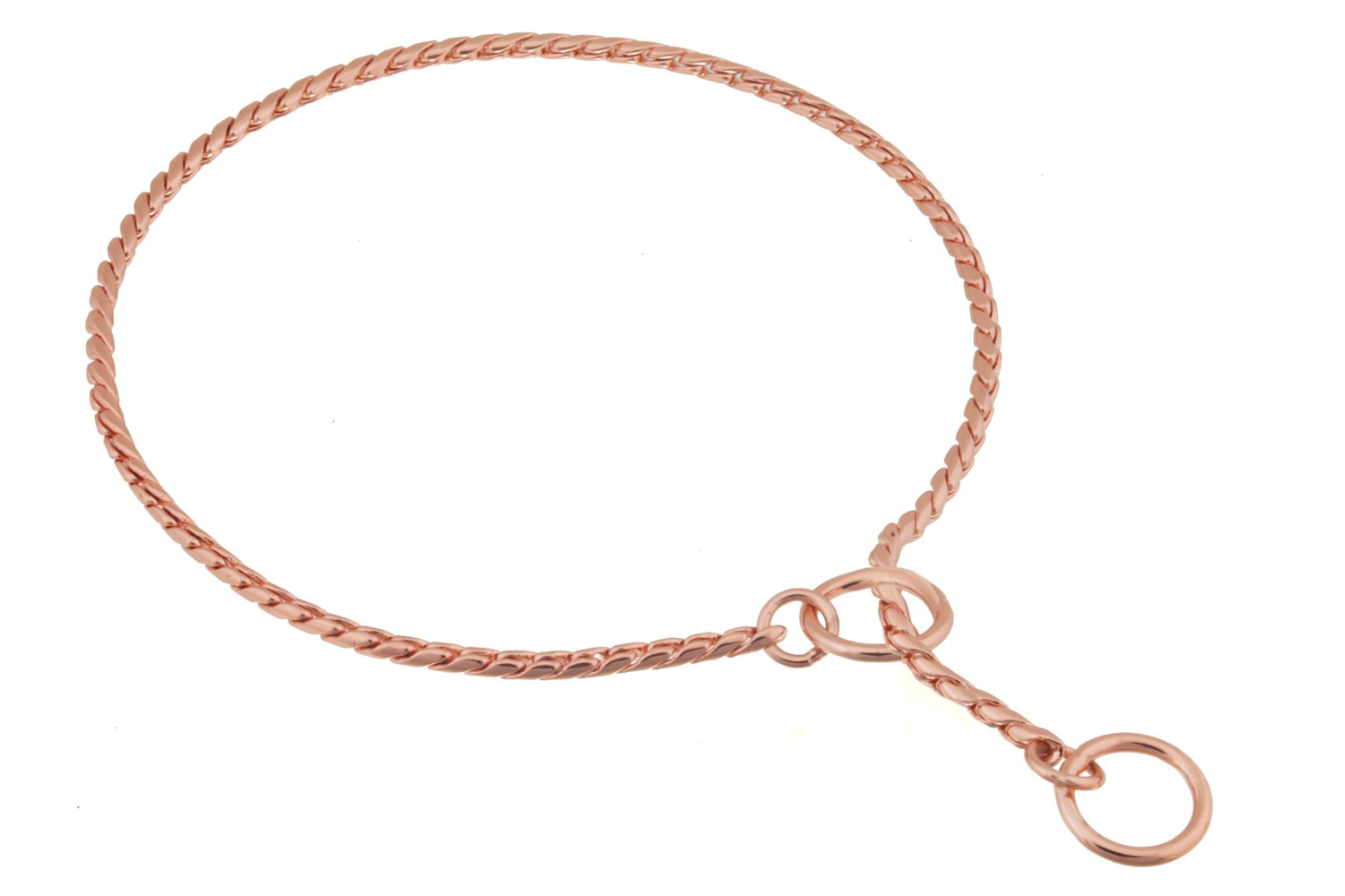 Alvalley LLC Slip Snake Show Chain Collar (16 in x 5.5mm) Dog Collars