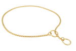 Alvalley LLC Slip Snake Show Chain Collar (22 in x 3.8mm) Dog Collars