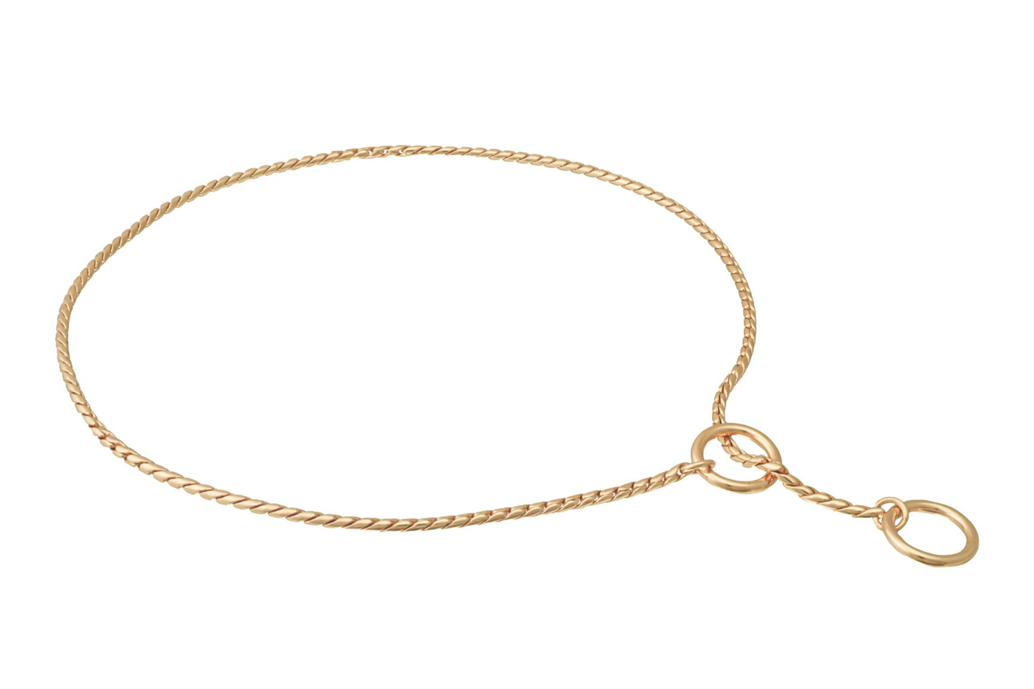 Alvalley LLC Slip Snake Show Chain Collar (20 in x 3.0mm) Dog Collars