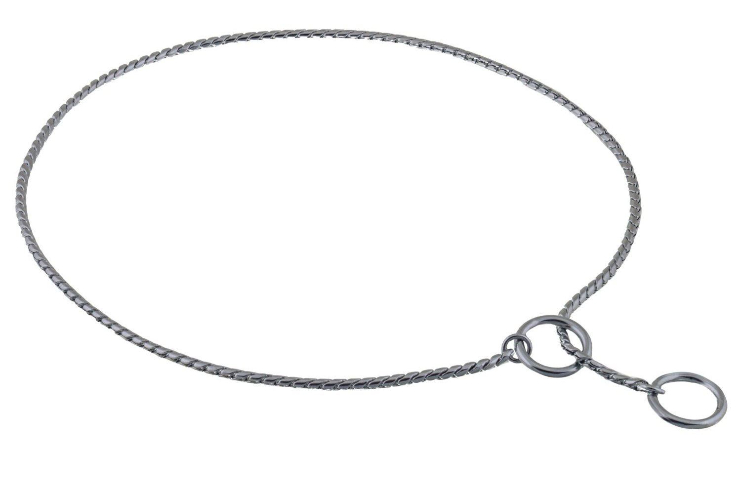 Alvalley LLC Slip Snake Show Chain Collar (20 in x 3.0mm) Dog Collars